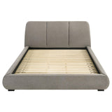  Coaster Furniture Mokena 310090KW 46-inch Upholstered California King Platform Bed - Taupe IMAGE 5