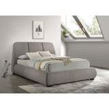  Coaster Furniture Mokena 310090Q 46-inch Upholstered Queen Platform Bed - Taupe IMAGE 6