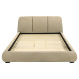  Coaster Furniture Mokena 310091KE 46-inch Upholstered Eastern King Platform Bed - Brown IMAGE 6