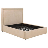  Coaster Furniture Lawson 315835LF 54-inch Upholstered Full Platform Bed - Light Saddle IMAGE 1