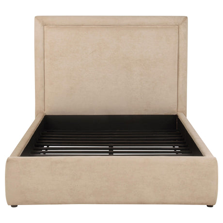  Coaster Furniture Lawson 315835LF 54-inch Upholstered Full Platform Bed - Light Saddle IMAGE 3