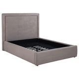  Coaster Furniture Lawson 315835MF 54-inch Upholstered Full Panel Platform Bed - Mushroom IMAGE 1