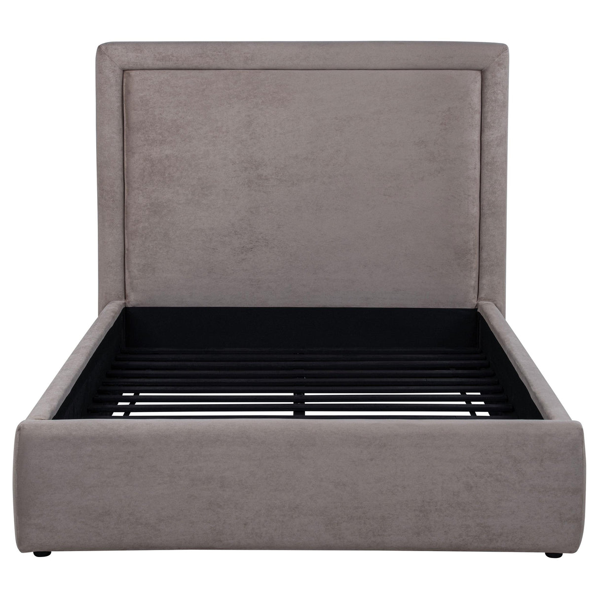  Coaster Furniture Lawson 315835MF 54-inch Upholstered Full Panel Platform Bed - Mushroom IMAGE 4