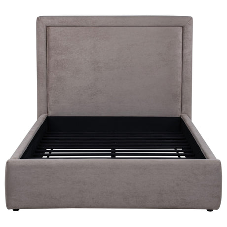  Coaster Furniture Lawson 315835MF 54-inch Upholstered Full Panel Platform Bed - Mushroom IMAGE 4