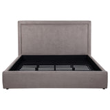  Coaster Furniture Lawson 315835MKE 54-inch Upholstered Eastern King Platform Bed - Mushroom IMAGE 4