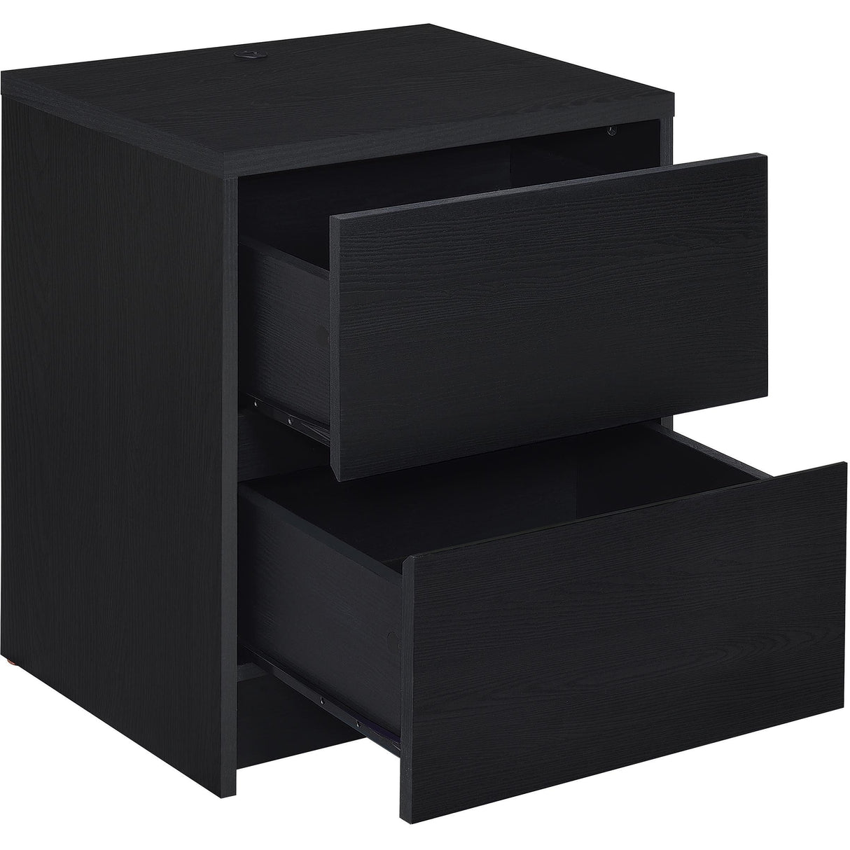  Coaster Furniture Westpark 315852 2-drawer Nightstand LED Lights and USB - Black IMAGE 4