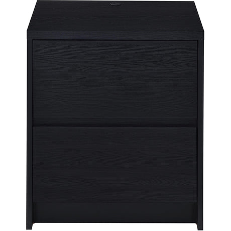  Coaster Furniture Westpark 315852 2-drawer Nightstand LED Lights and USB - Black IMAGE 5