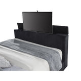 Coaster Furniture Tisdall 315868BLKKW California King Flame Visualizer TV Bed - Black IMAGE 11