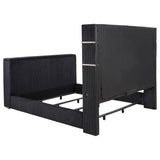  Coaster Furniture Tisdall 315868BLKKW California King Flame Visualizer TV Bed - Black IMAGE 5