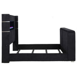  Coaster Furniture Tisdall 315868BLKKW California King Flame Visualizer TV Bed - Black IMAGE 7