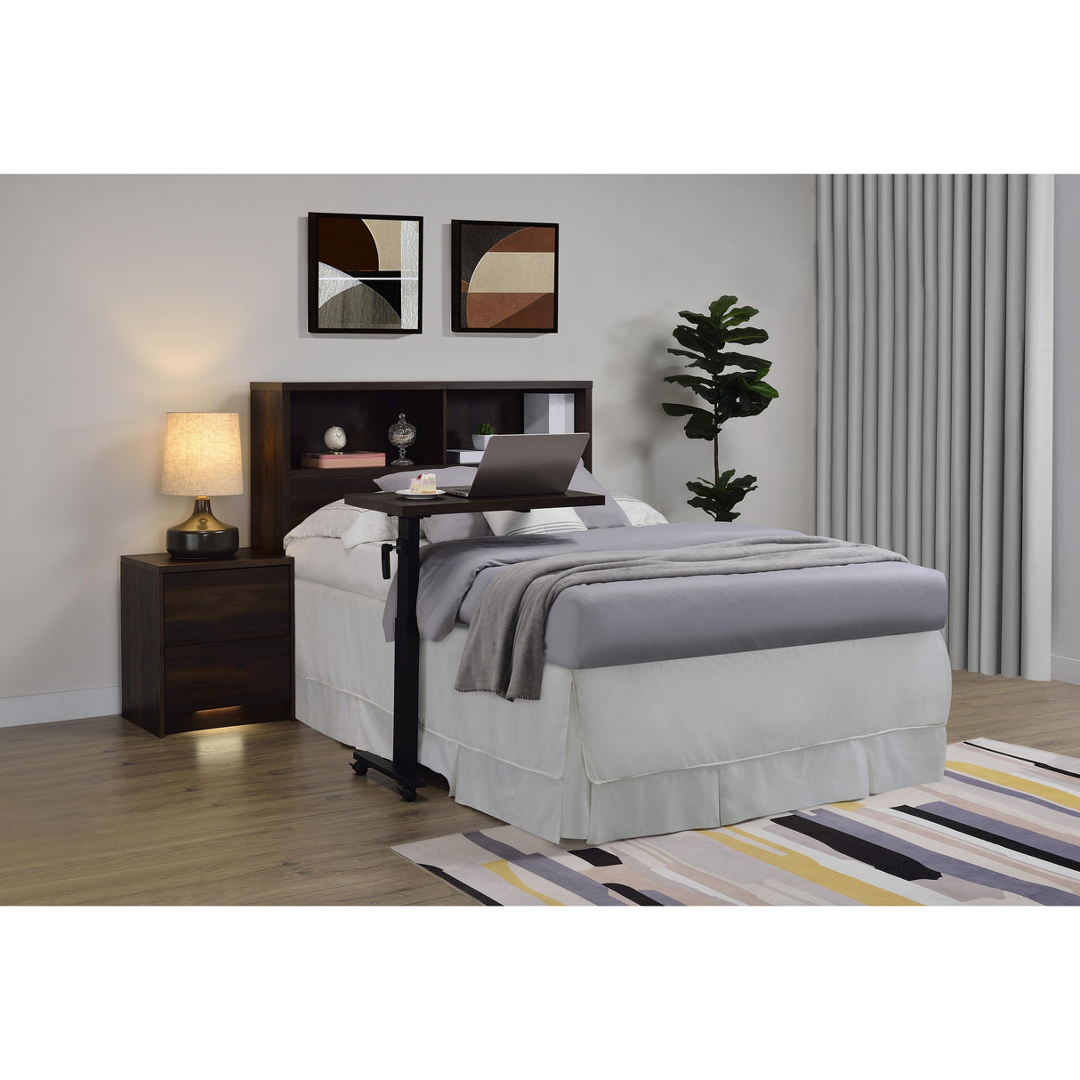  Coaster Furniture Westpark 315881F 49-inch Full Bookcase Headboard - Dark Pine IMAGE 10