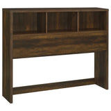  Coaster Furniture Westpark 315881Q 49-inch Queen Bookcase Headboard - Dark Pine IMAGE 1