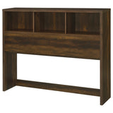  Coaster Furniture Westpark 315881Q 49-inch Queen Bookcase Headboard - Dark Pine IMAGE 2