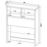 Coaster Furniture Westpark 315881T 49-inch Twin Bookcase Headboard - Dark Pine IMAGE 5