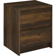  Coaster Furniture Westpark 315882 2-drawer Nightstand LED Lights and USB - Dark Pine IMAGE 1