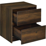  Coaster Furniture Westpark 315882 2-drawer Nightstand LED Lights and USB - Dark Pine IMAGE 4