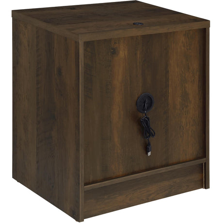  Coaster Furniture Westpark 315882 2-drawer Nightstand LED Lights and USB - Dark Pine IMAGE 8