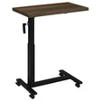  Coaster Furniture Westpark 315886 Height Adjustable Mobile Bedroom C-Table - Dark Pine IMAGE 1