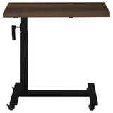  Coaster Furniture Westpark 315886 Height Adjustable Mobile Bedroom C-Table - Dark Pine IMAGE 2