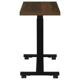  Coaster Furniture Westpark 315886 Height Adjustable Mobile Bedroom C-Table - Dark Pine IMAGE 3