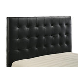  Coaster Furniture Medley 315911BLKKE Genuine Leather Eastern King Platform Bed - Black IMAGE 4
