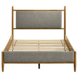  Coaster Furniture Mason 315914F 46-inch Full Panel Platform Bed - Grey/Light Brown IMAGE 2