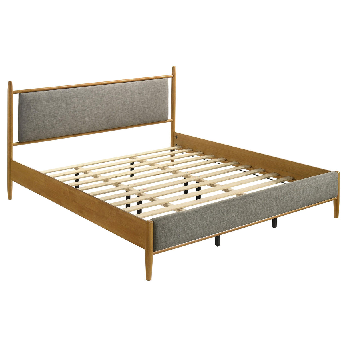  Coaster Furniture Mason 315914KE 46-inch Eastern King Panel Platform Bed - Light Brown IMAGE 1