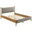  Coaster Furniture Mason 315914Q 46-inch Queen Panel Platform Bed - Grey/Light Brown IMAGE 1