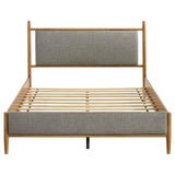 Coaster Furniture Mason 315914Q 46-inch Queen Panel Platform Bed - Grey/Light Brown IMAGE 2