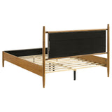 Coaster Furniture Mason 315914Q 46-inch Queen Panel Platform Bed - Grey/Light Brown IMAGE 4