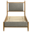 Coaster Furniture Mason 315914T 46-inch Twin Panel Platform Bed - Grey/Light Brown IMAGE 1