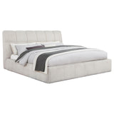  Coaster Furniture Nollet 315917CRMKW 48-inch Upholstered California King Platform Bed - Cream IMAGE 7