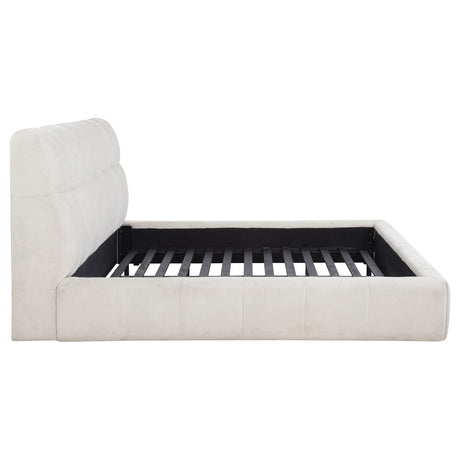  Coaster Furniture Nollet 315917CRMKW 48-inch Upholstered California King Platform Bed - Cream IMAGE 8