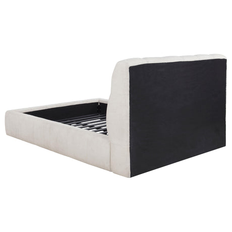  Coaster Furniture Nollet 315917CRMQ 48-inch Upholstered Queen Panel Platform Bed - Cream IMAGE 4