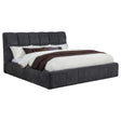  Coaster Furniture Nollet 315917GRYKE 48-inch Upholstered Eastern King Platform Bed - Grey IMAGE 1