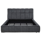  Coaster Furniture Nollet 315917GRYKE 48-inch Upholstered Eastern King Platform Bed - Grey IMAGE 4