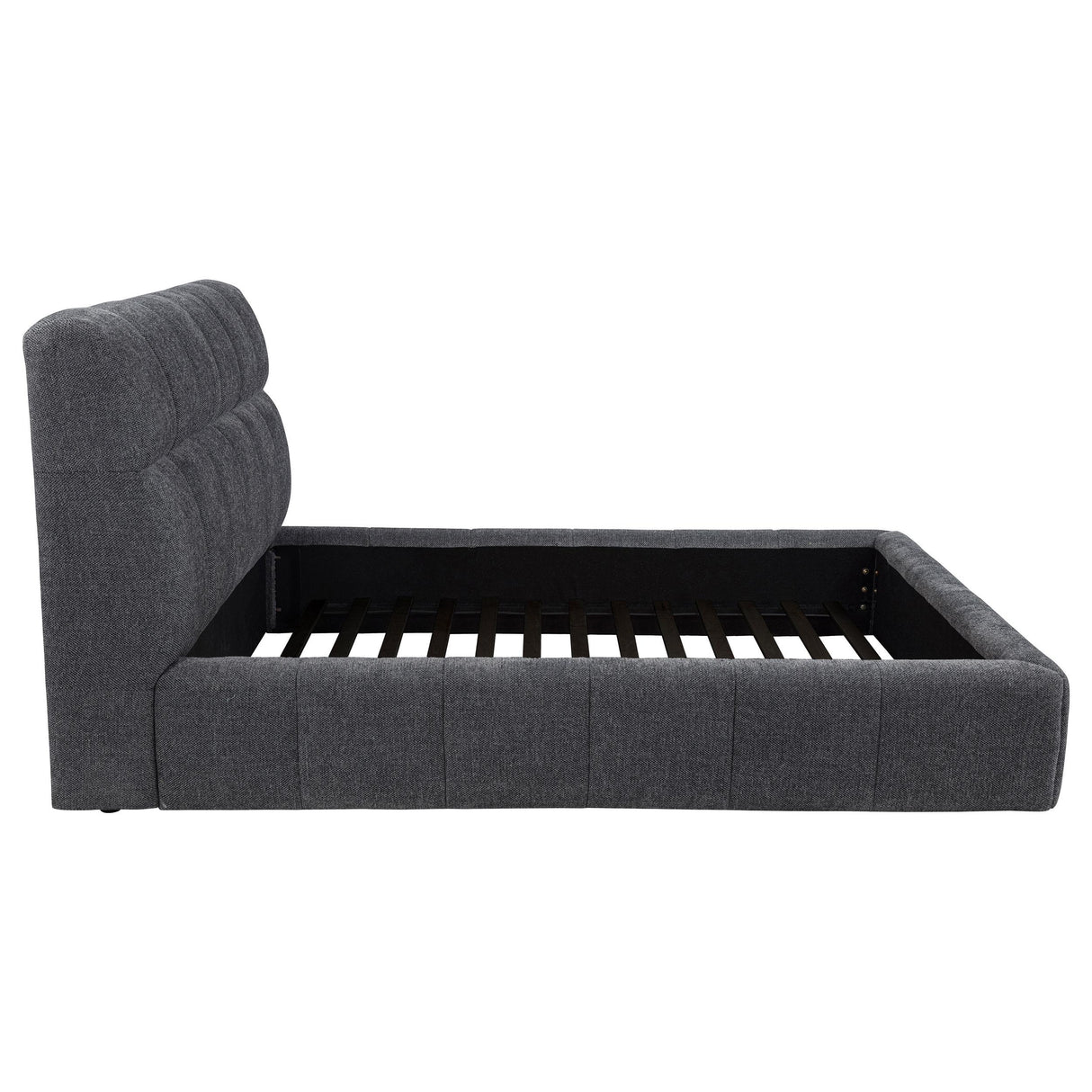  Coaster Furniture Nollet 315917GRYQ 48-inch Upholstered Queen Panel Platform Bed - Grey IMAGE 8