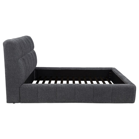  Coaster Furniture Nollet 315917GRYQ 48-inch Upholstered Queen Panel Platform Bed - Grey IMAGE 8