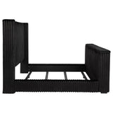  Coaster Furniture Centergrove 315945KE Upholstered Eastern King Wingback TV Bed - Black IMAGE 12