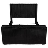  Coaster Furniture Centergrove 315945KE Upholstered Eastern King Wingback TV Bed - Black IMAGE 6