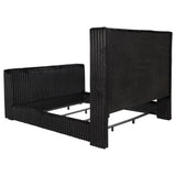  Coaster Furniture Centergrove 315945KE Upholstered Eastern King Wingback TV Bed - Black IMAGE 9