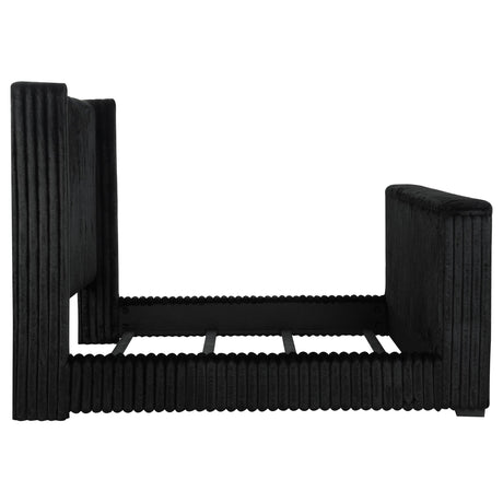  Coaster Furniture Centergrove 315945KW Upholstered California King Wingback TV Bed - Black IMAGE 11
