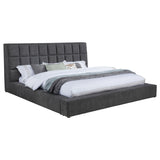  Coaster Furniture Dreux 315948GRYQ Upholstered Queen Panel Platform Bed - Grey IMAGE 10