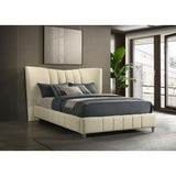  Coaster Furniture Evelyn 315956Q Upholstered Queen Panel Platform Bed - Ivory IMAGE 7