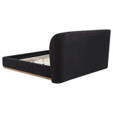  Coaster Furniture Blaire 315967BLKKW Upholstered California King Wingback Platform Bed - Black IMAGE 6