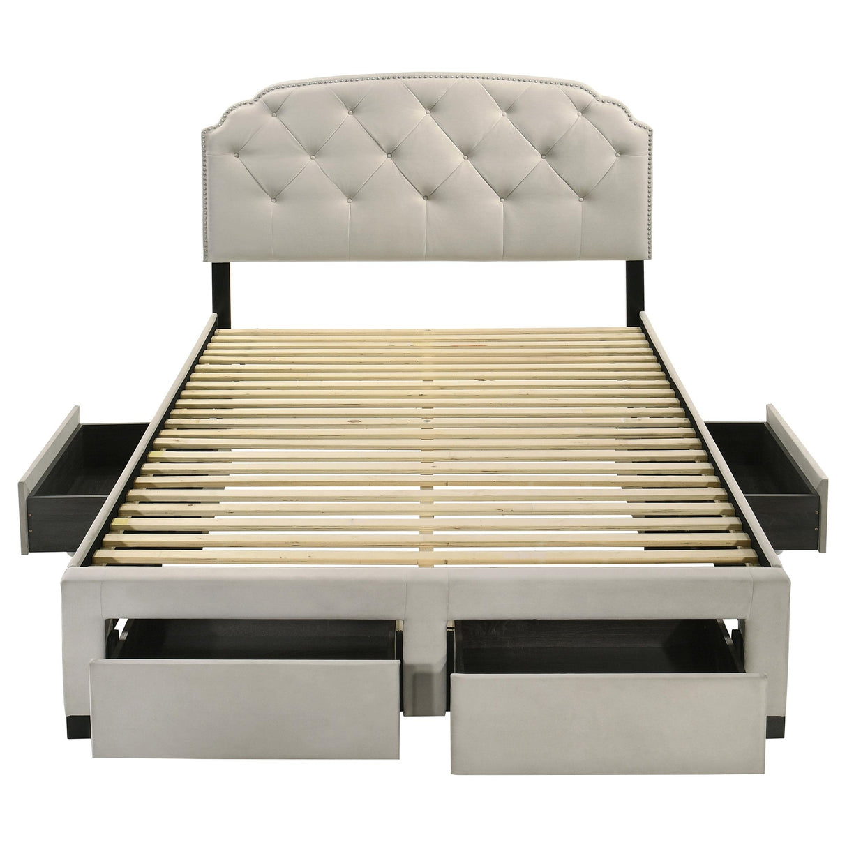  Coaster Furniture Marianna 316011Q 4-drawer Upholstered Queen Storage Bed - Cream IMAGE 12