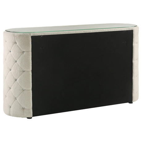  Coaster Furniture Sonya 360113 6-drawer Upholstered Bedroom Dresser - Ivory IMAGE 3