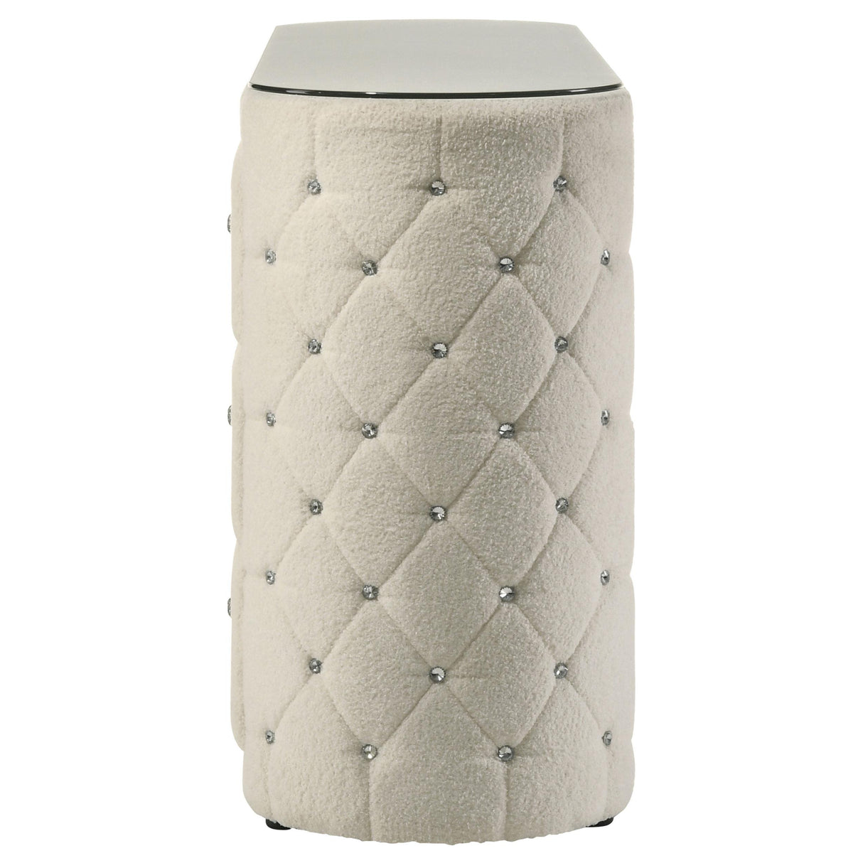  Coaster Furniture Sonya 360113 6-drawer Upholstered Bedroom Dresser - Ivory IMAGE 4