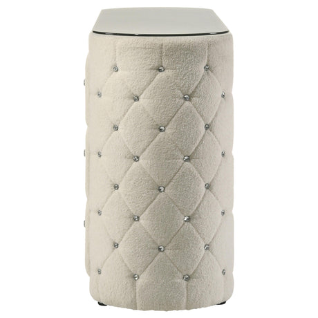  Coaster Furniture Sonya 360113 6-drawer Upholstered Bedroom Dresser - Ivory IMAGE 4