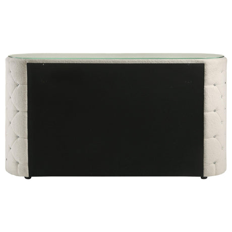  Coaster Furniture Sonya 360113 6-drawer Upholstered Bedroom Dresser - Ivory IMAGE 7
